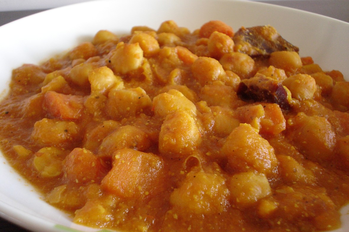 potaje de calabaza y zanahoria