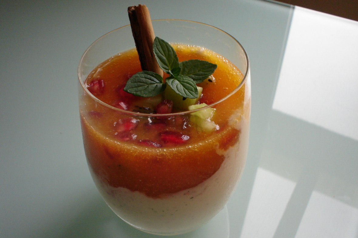 postre griego de caqui