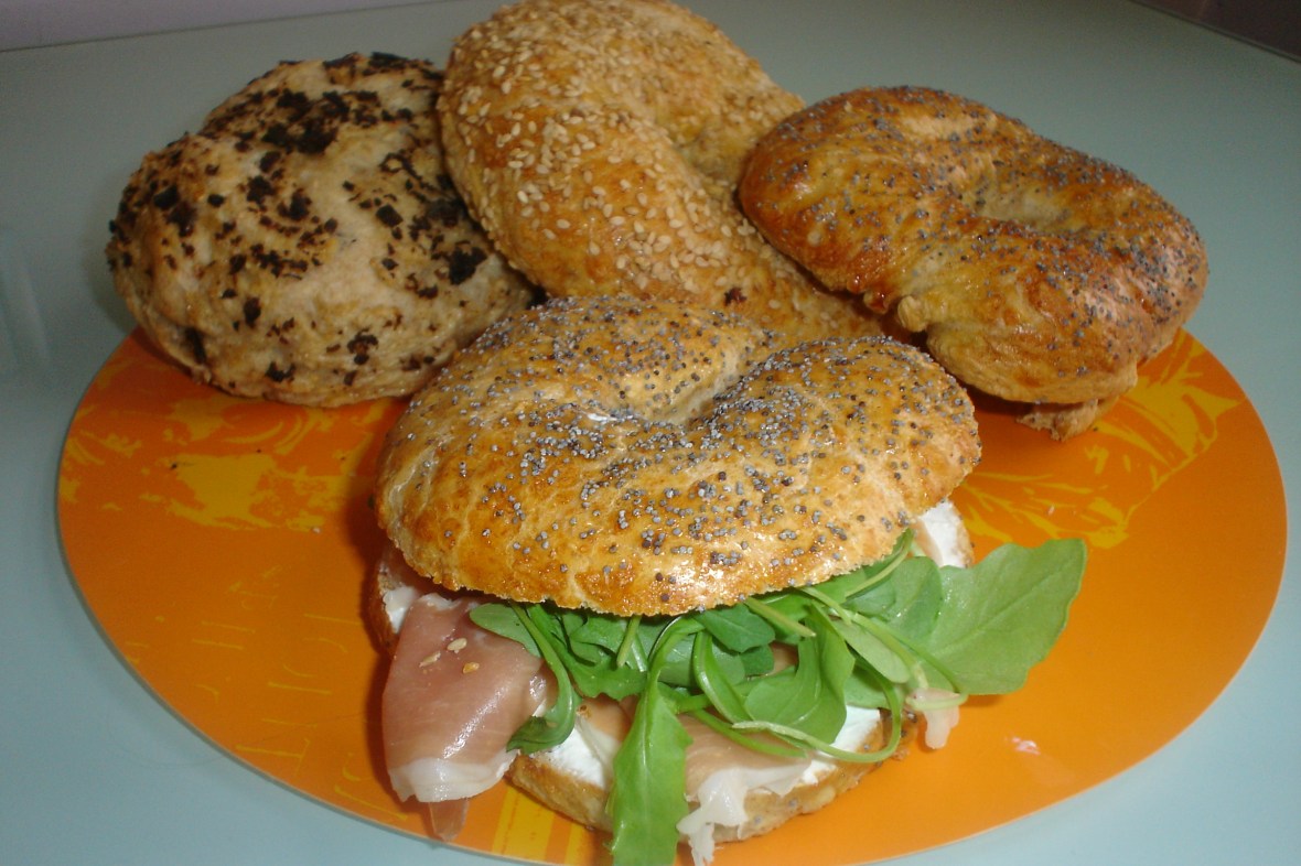 bagels de avena