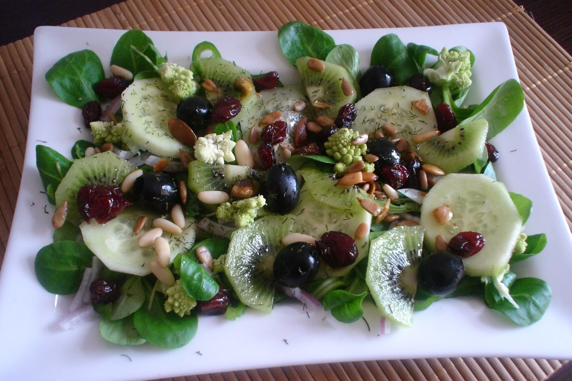 ensalada diurética vegana