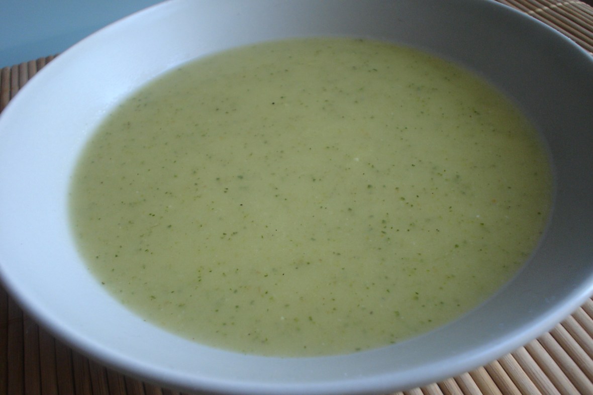 crema ligera de calabacín