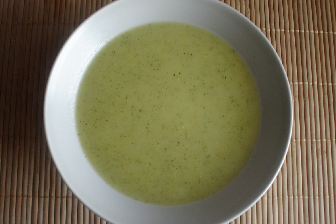 crema ligera de calabacín