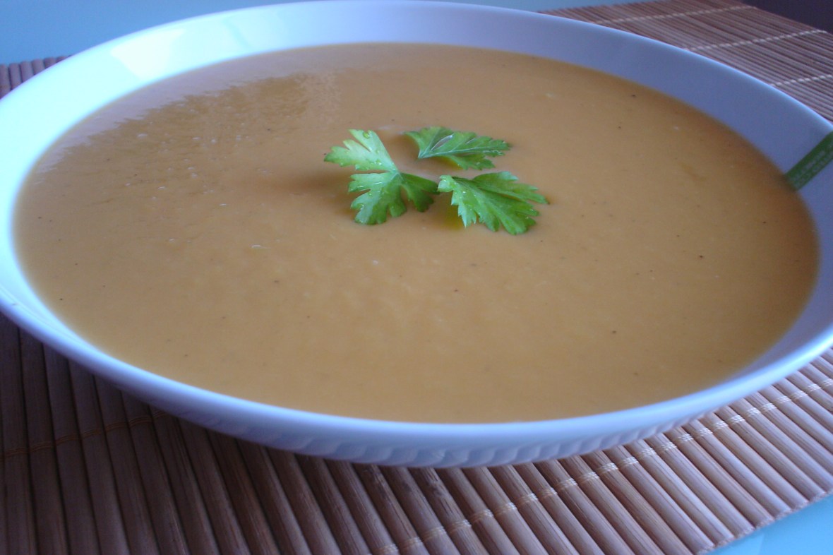 crema ligera de calabaza