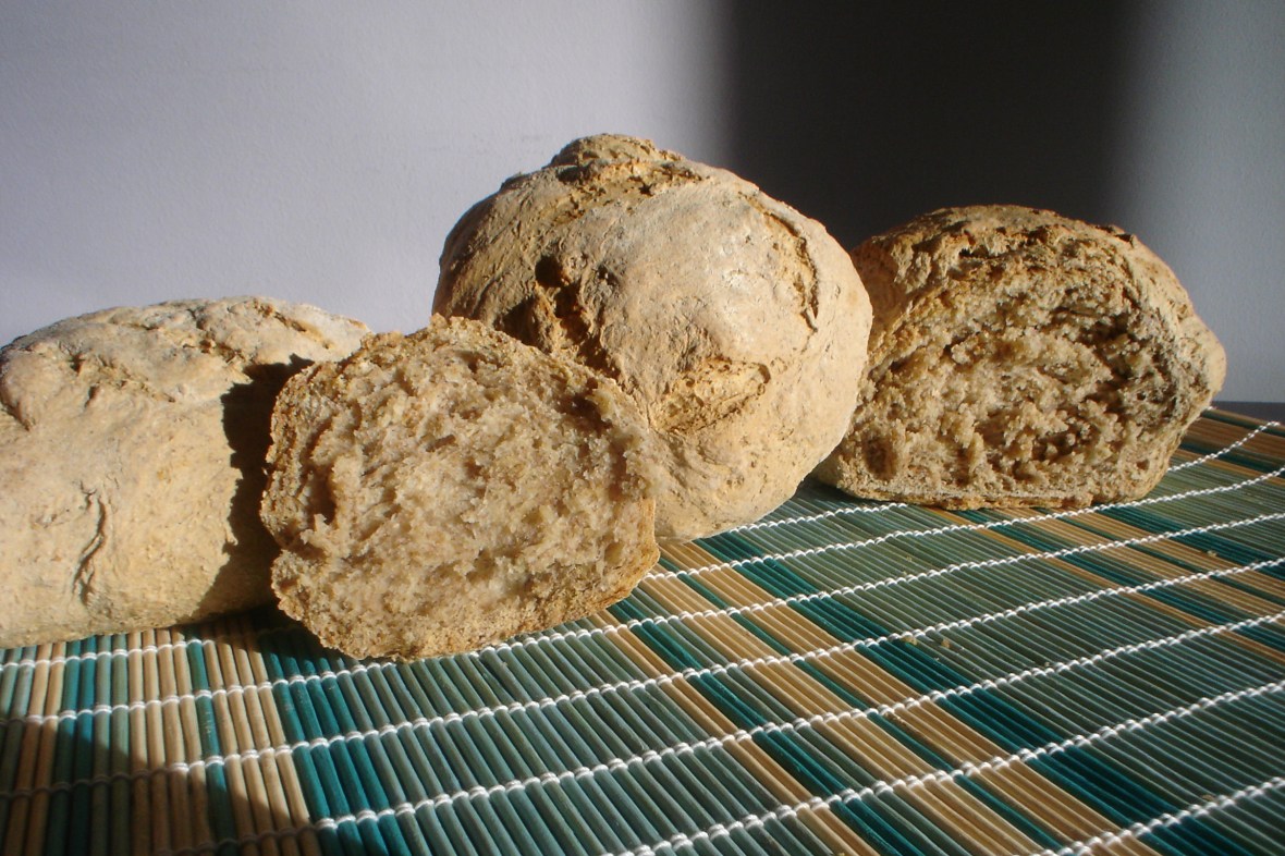 pan integral con avena casero