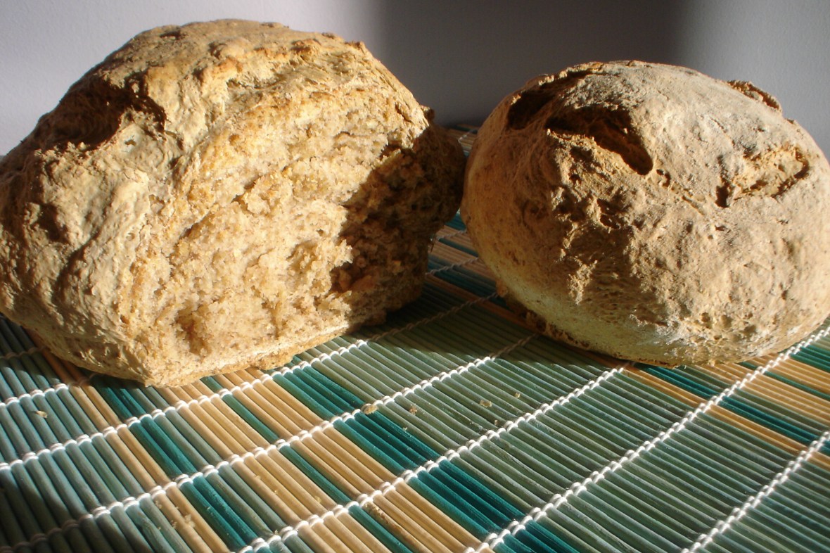 pan integral con avena casero