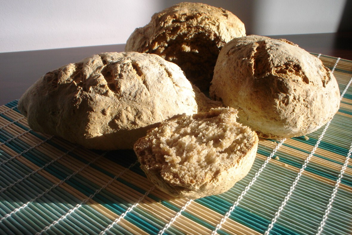 pan integral con avena casero