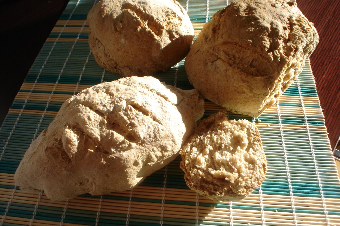 pan integral con avena casero