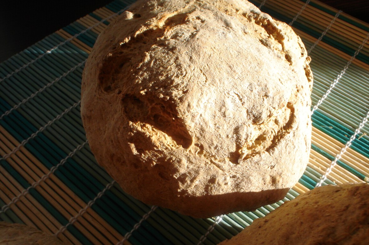 pan integral con avena casero
